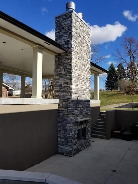 Custom Stone Fireplaces - Bates Custom Stone service in Kentucky